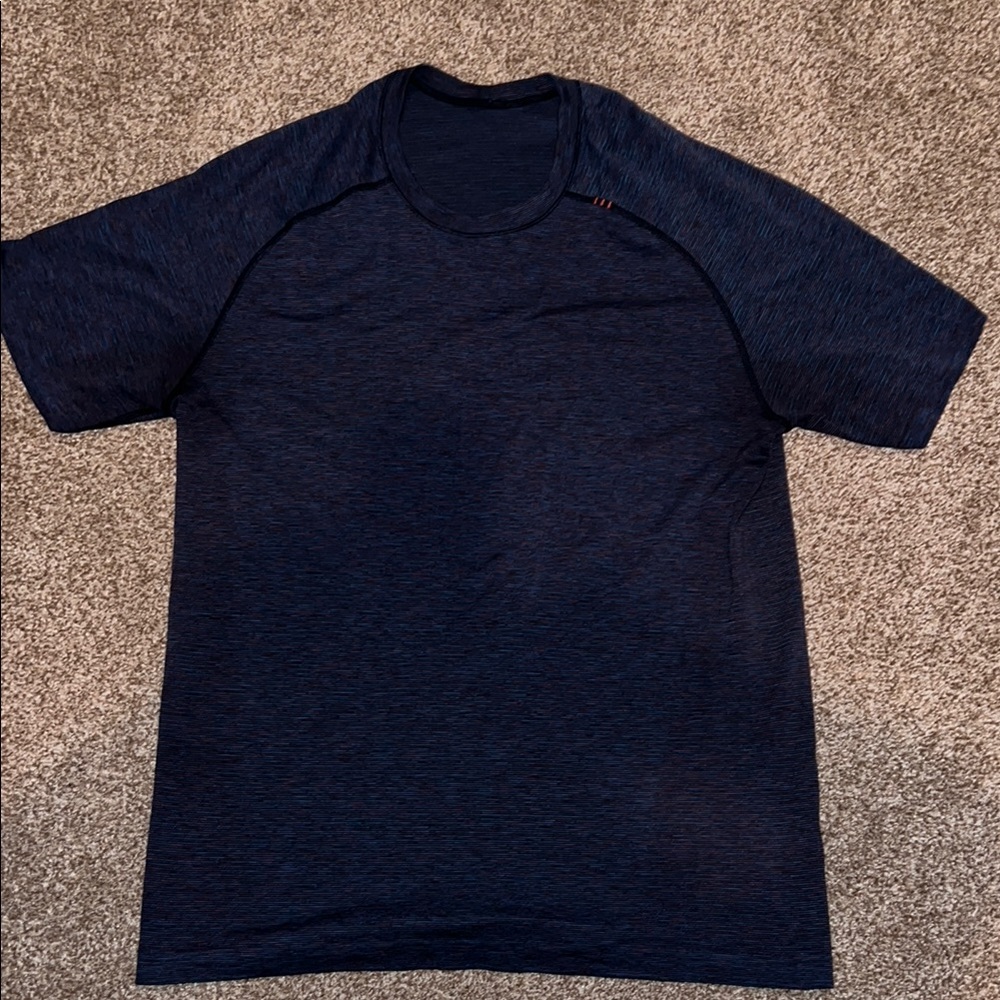 lululemon athletica Blue Short Sleeve Tee